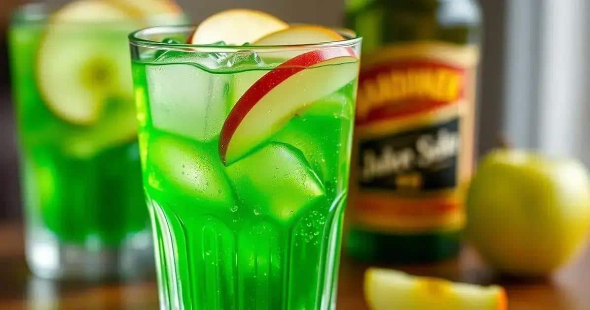 Whisky com Soda de Maçã Verde: Uma Combinação Refrescante e Irresistível