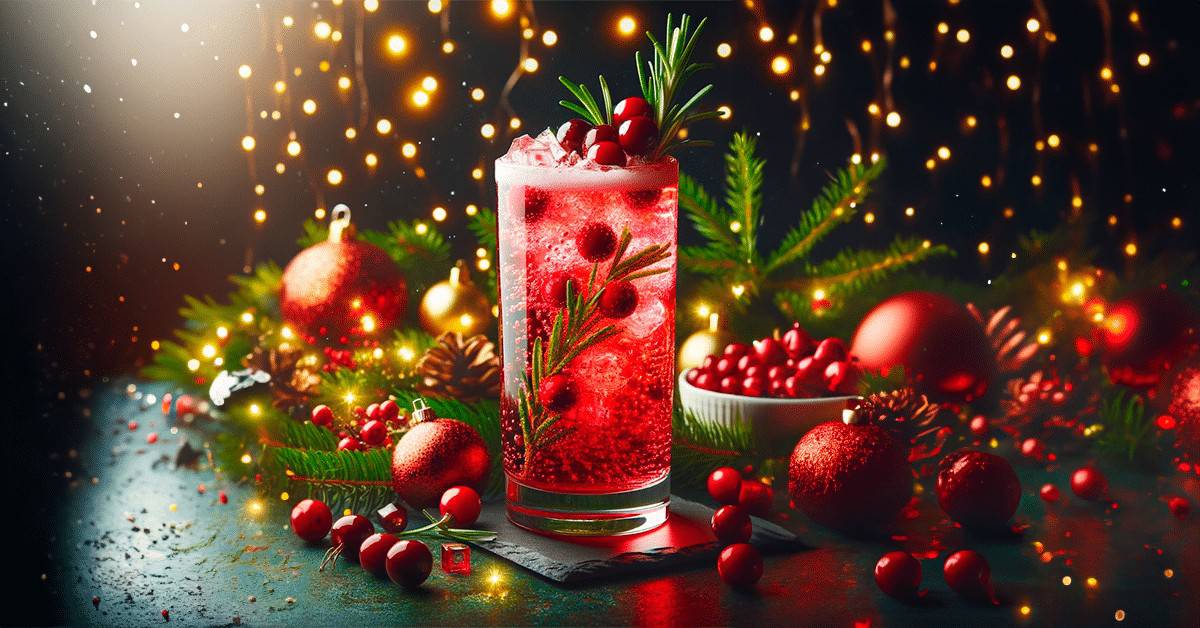 Descubra como fazer o Cranberry Fizz, um drink natalino refrescante e colorido. Perfeito para celebrações festivas, com um toque de gin e o sabor do cranberry!