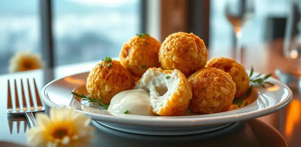 Bolinho de Bacalhau com Maionese de Alho: A Receita Imperdível