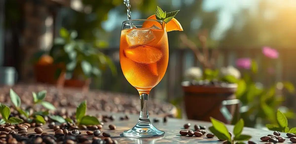 Café com Soda de Laranja e Hortelã: Refrescante e Irresistível!