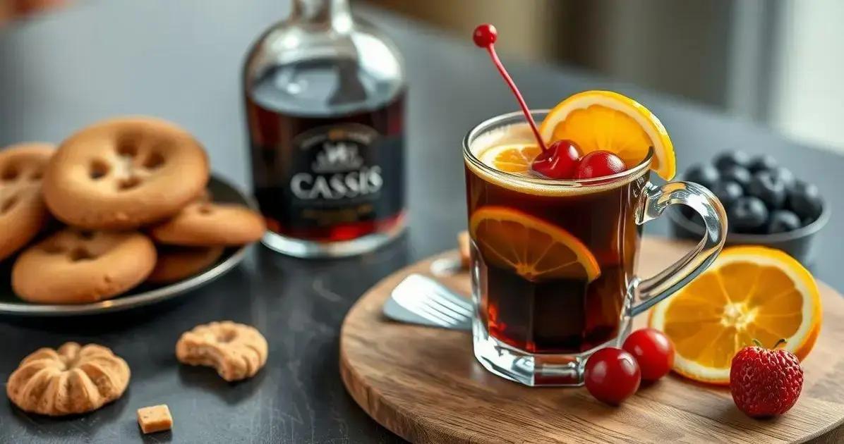 Dicas para Servir Café com Licor de Cassis