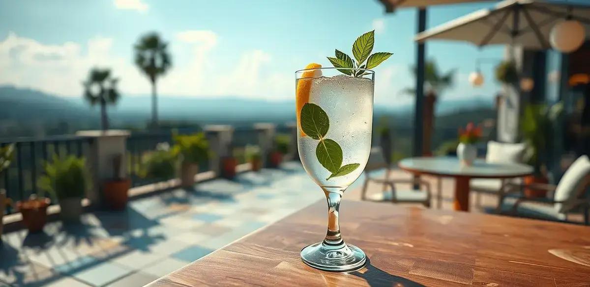 Gin com Soda de Limão e Manjericão: Refrescância e Sabor para o Verão