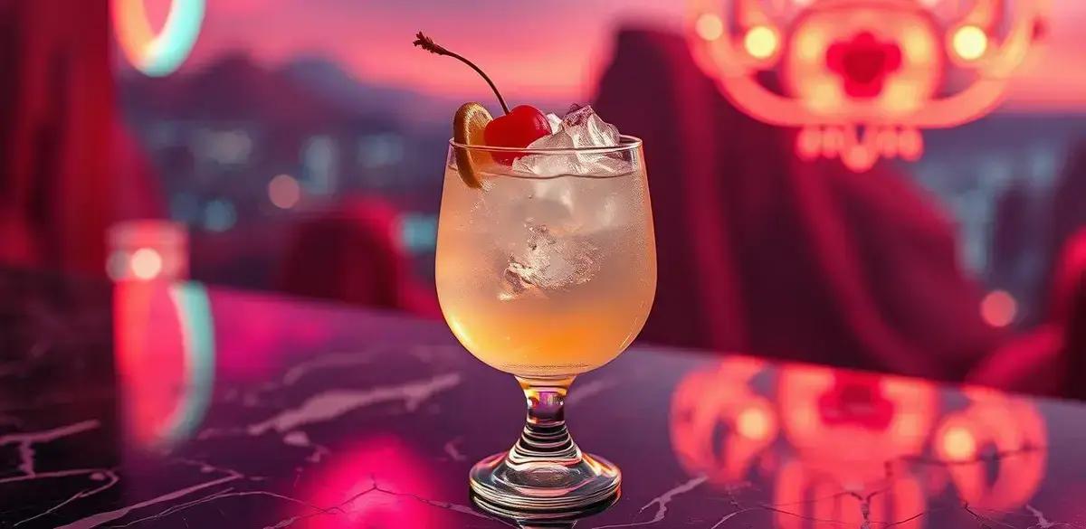 Gin Sour com clara de ovo e licor de cereja: Como preparar essa delícia