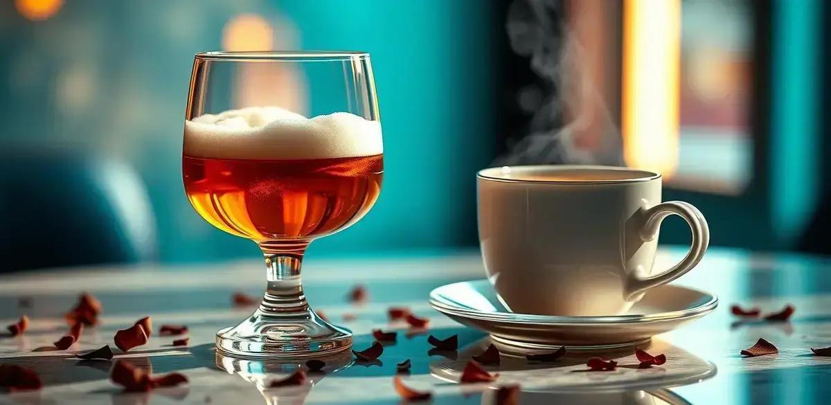 Ingredientes do Whisky com Café e Espuma de Creme