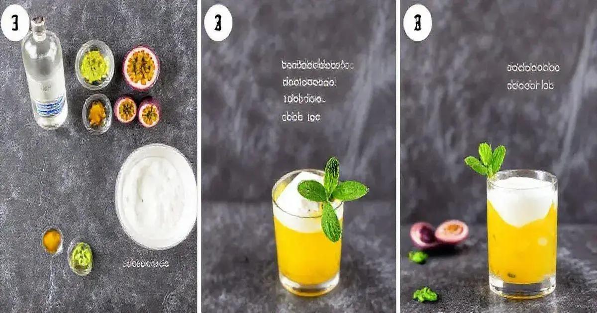 Método de Preparação da Vodka com Espuma de Maracujá