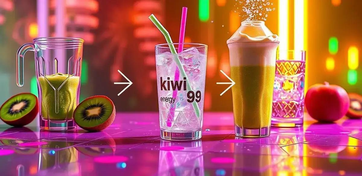 Método de Preparo do Energético com Espuma de Kiwi