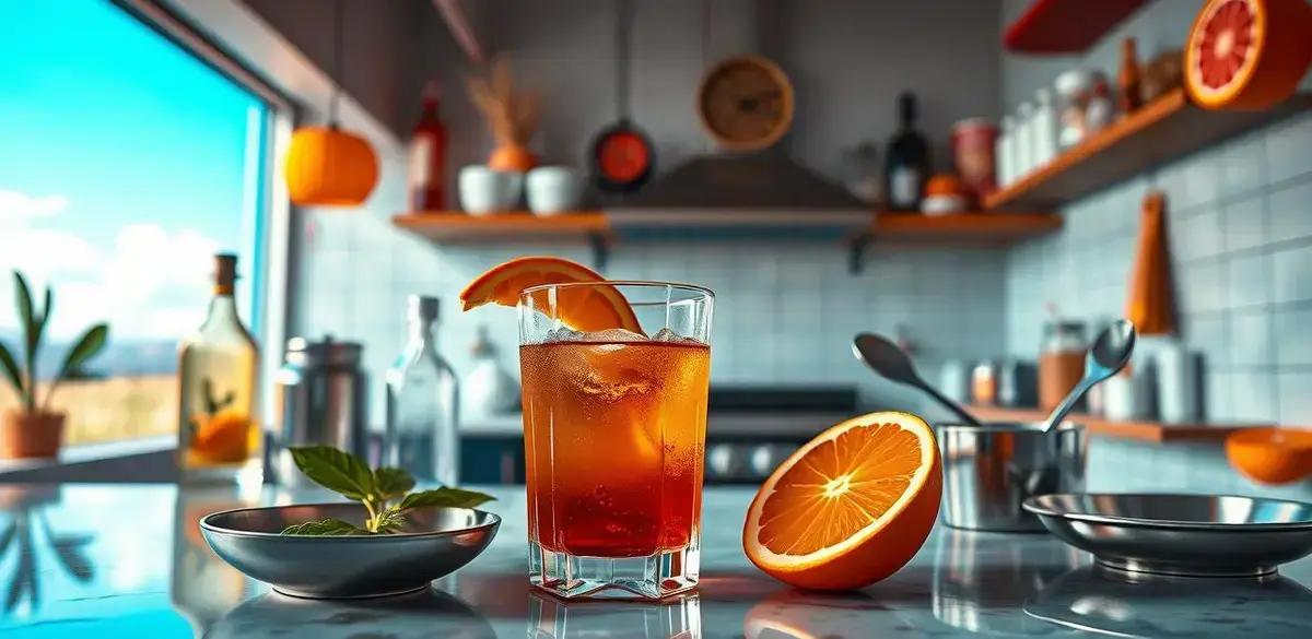 Método de Preparo do Rum com Chá Preto e Laranja