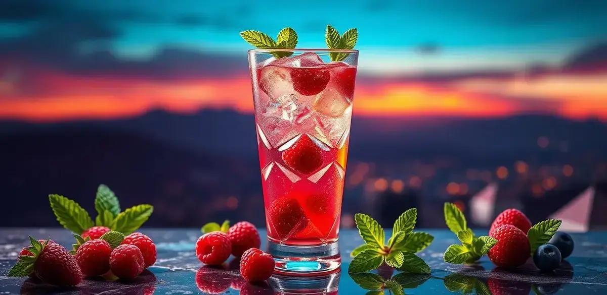 Pisco com Licor de Frutas Vermelhas e Soda: A Bebida Refrescante que Você Precisa Experimentar