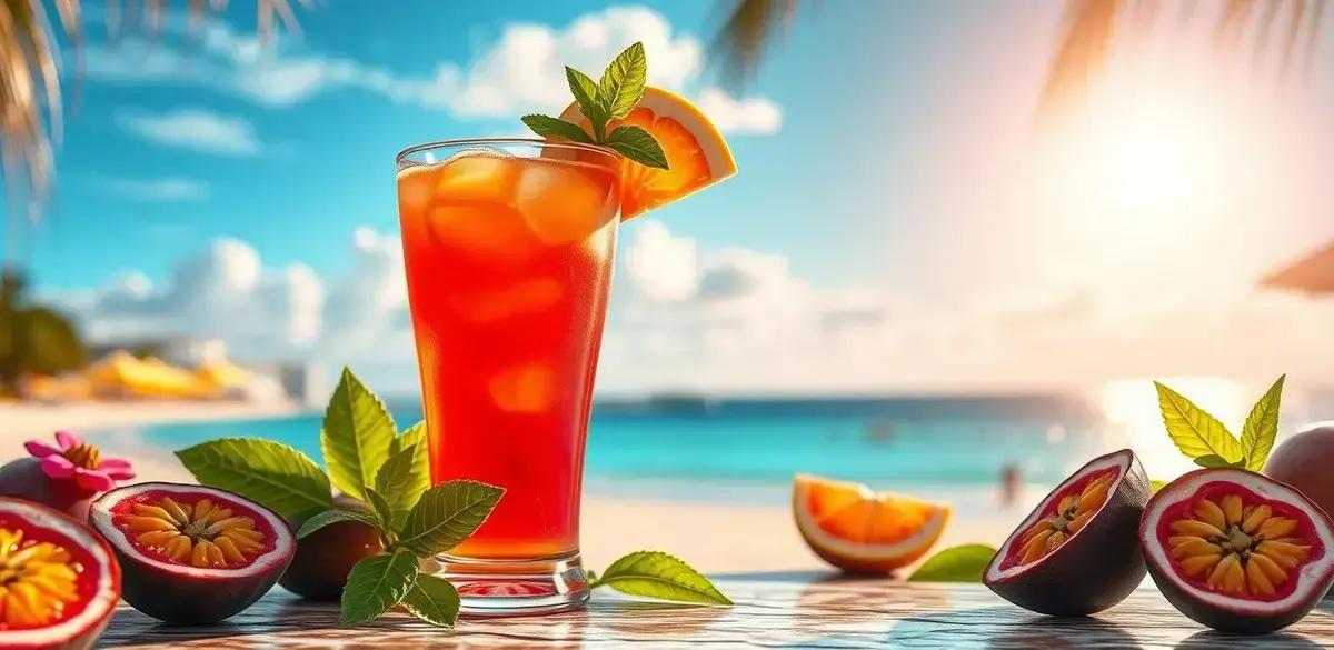 Pisco Tropical com Maracujá e Manjericão: Uma Bebida Refrescante para o Verão