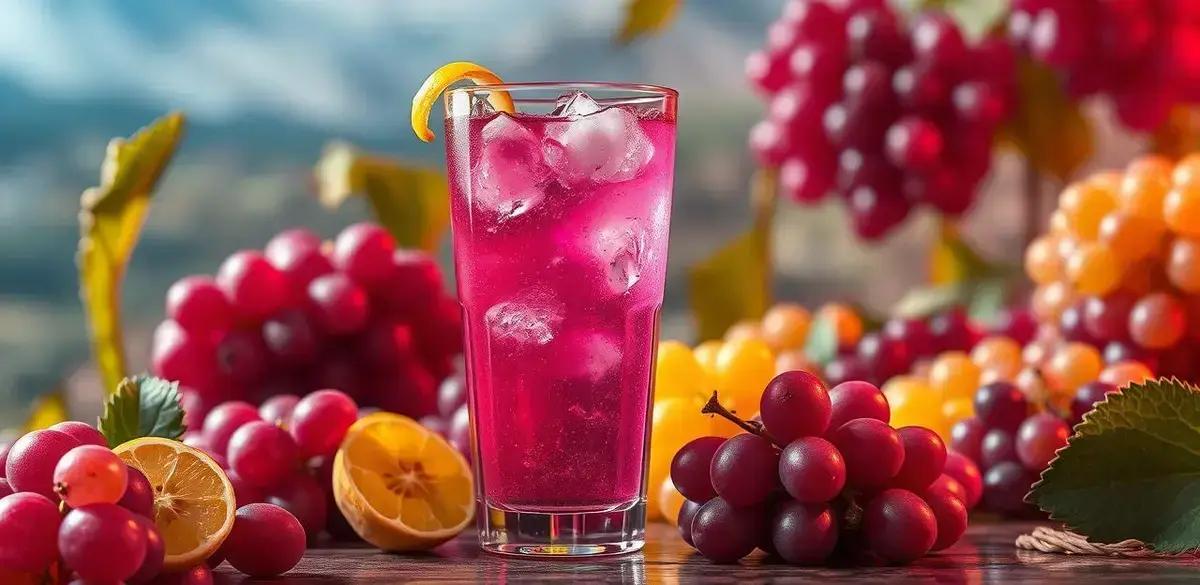 Refrigerante de Uva com Raspas de Gengibre: A Bebida Refrescante que Você Precisa Experimentar