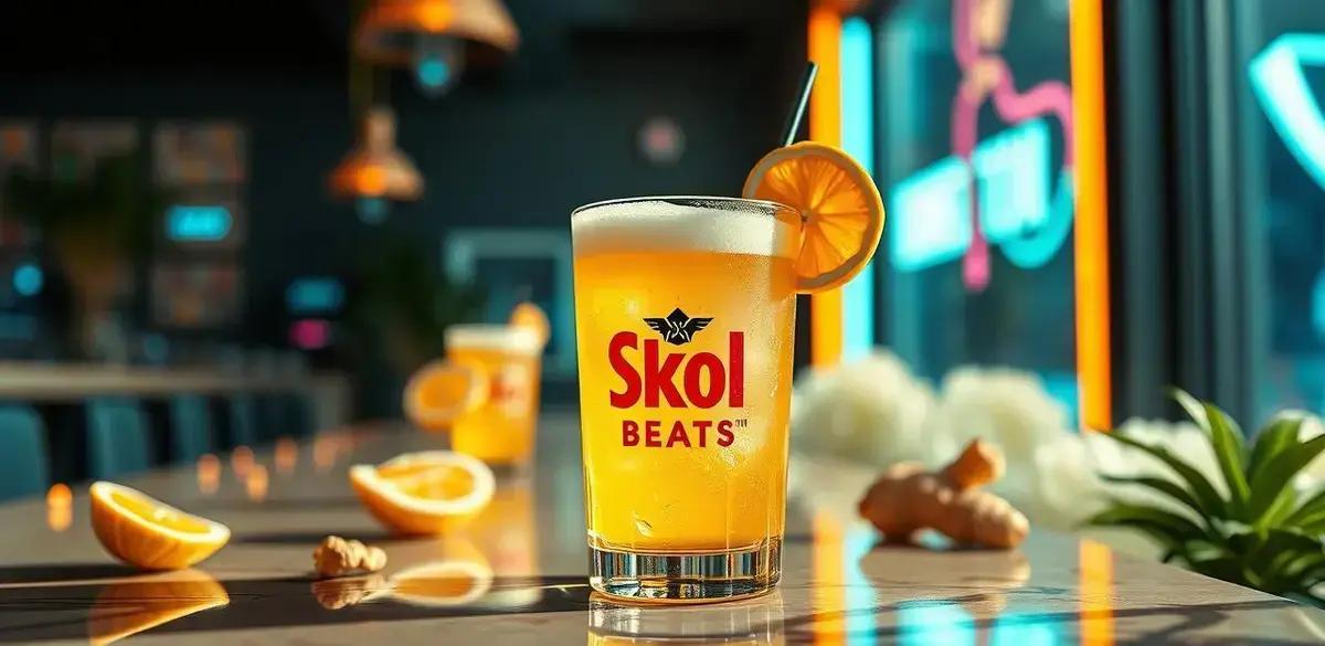 Skol Beats com Espuma de Gengibre: Descubra a Receita Refrescante e Deliciosa