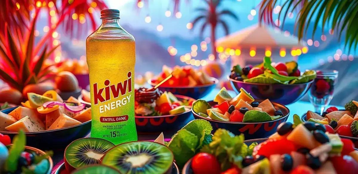 Sugestões de Harmonização com Energético com Espuma de Kiwi