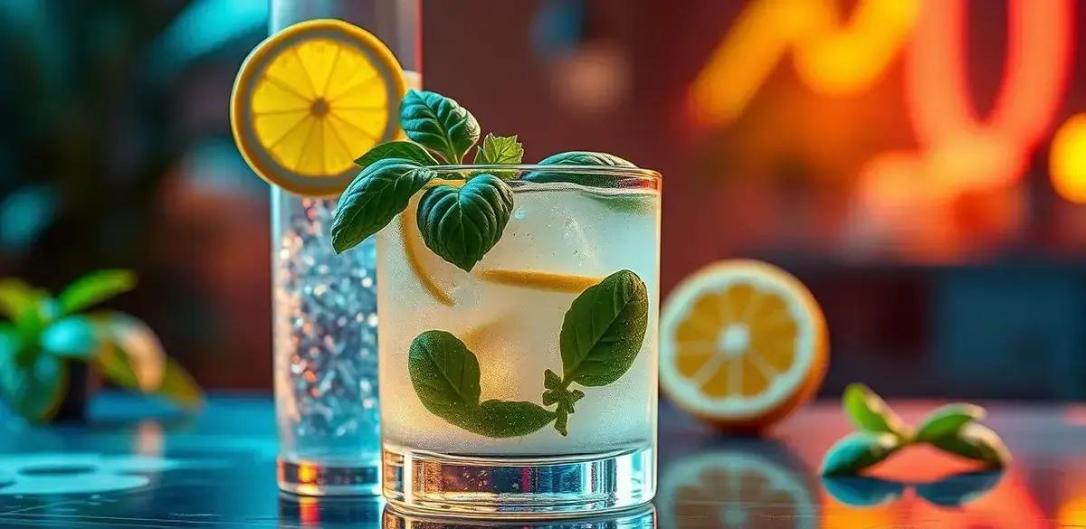 Tequila com Soda de Limão e Manjericão: Um Drink Refrescante e Delicioso