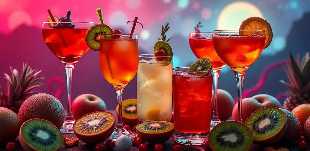 Variações do Aperol com Soda de Kiwi