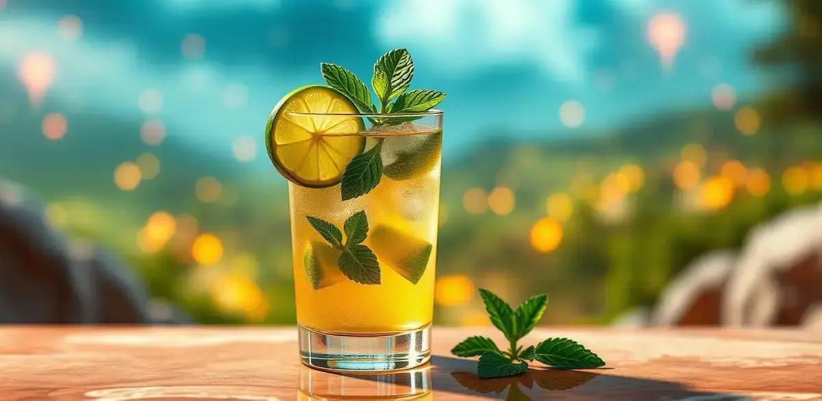 Vodka com Chá Verde e Hortelã: Aprenda a Fazer essa Bebida Refrescante