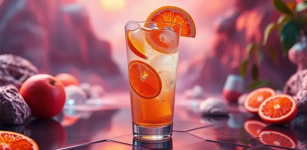 Vodka com Refrigerante de Tangerina e Gengibre: Um Drink Refrescante