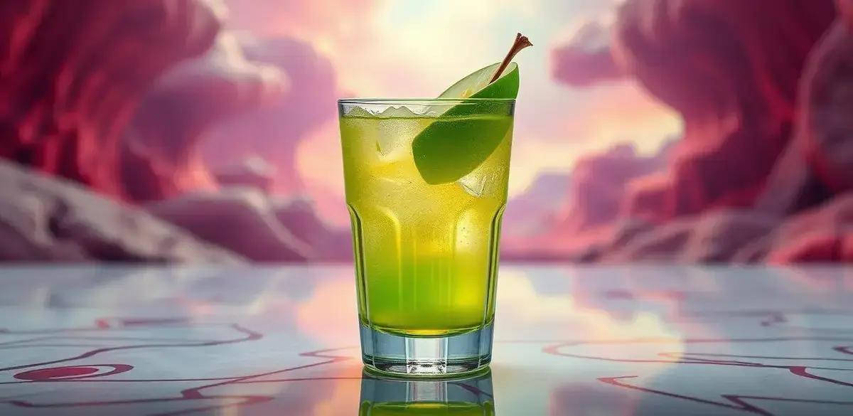 Whisky Sour com Licor de Maçã Verde: Aprenda a Preparar Essa Delícia